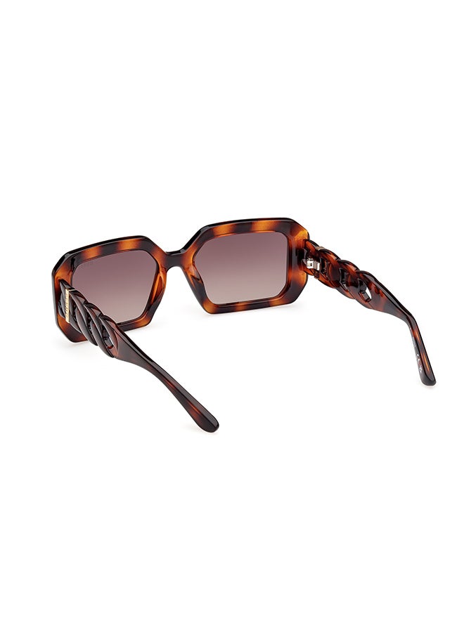 GUESS نظارات شمسية مستطيلة لحماية النساء من الأشعة فوق البنفسجية - GU0011052F54 - حجم العدسة: 54 مم - Image 3